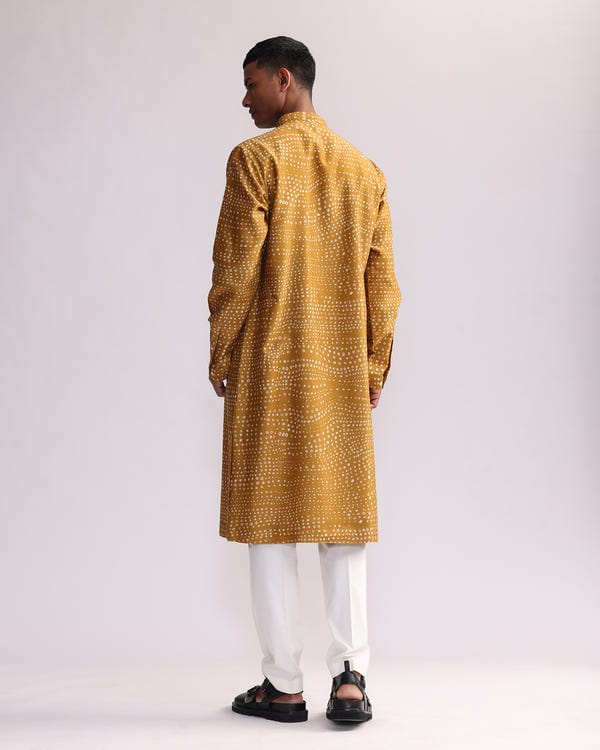 Countrymade India — Aboriginal Dots Print Kurta