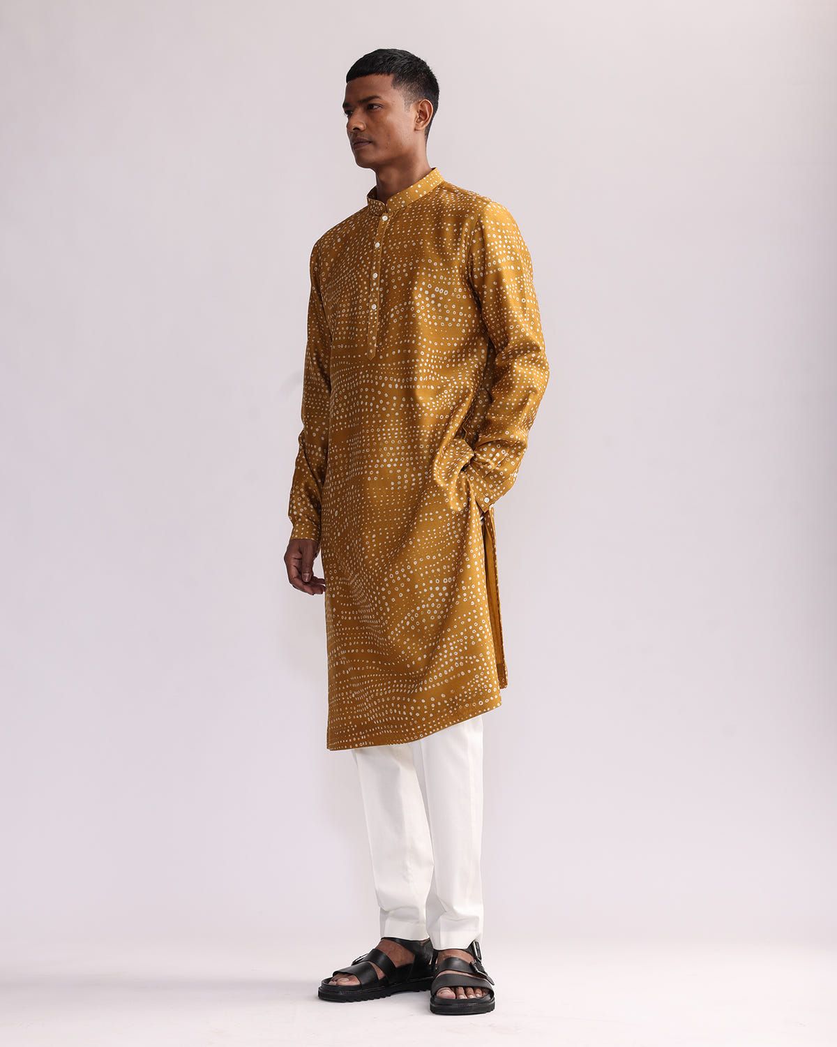 Aboriginal Dots Print Kurta - image 3