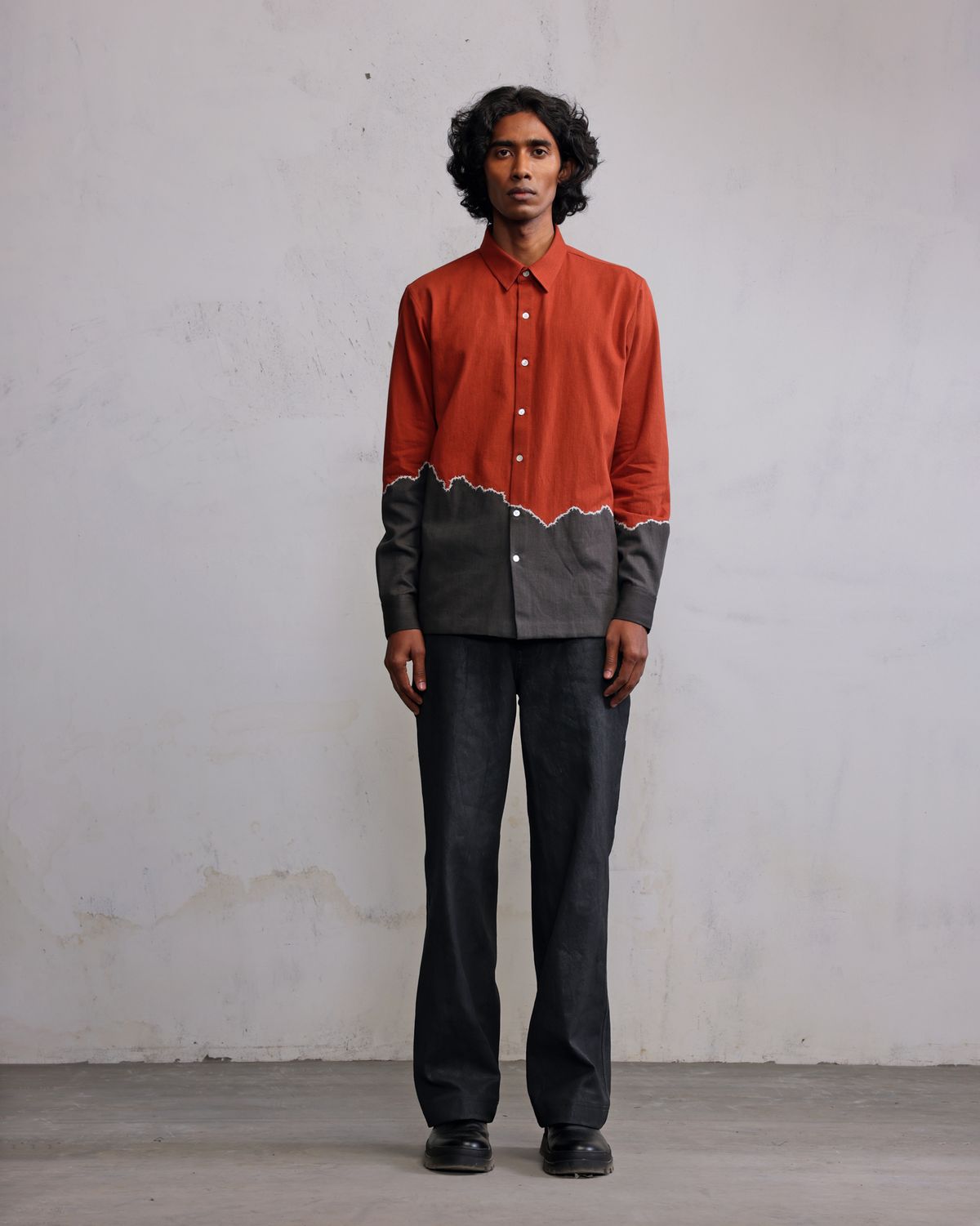 Fractured line Patch Shirt - image 3