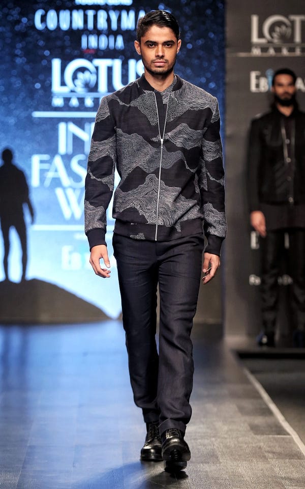 Countrymade India — Cloud Print Bomber