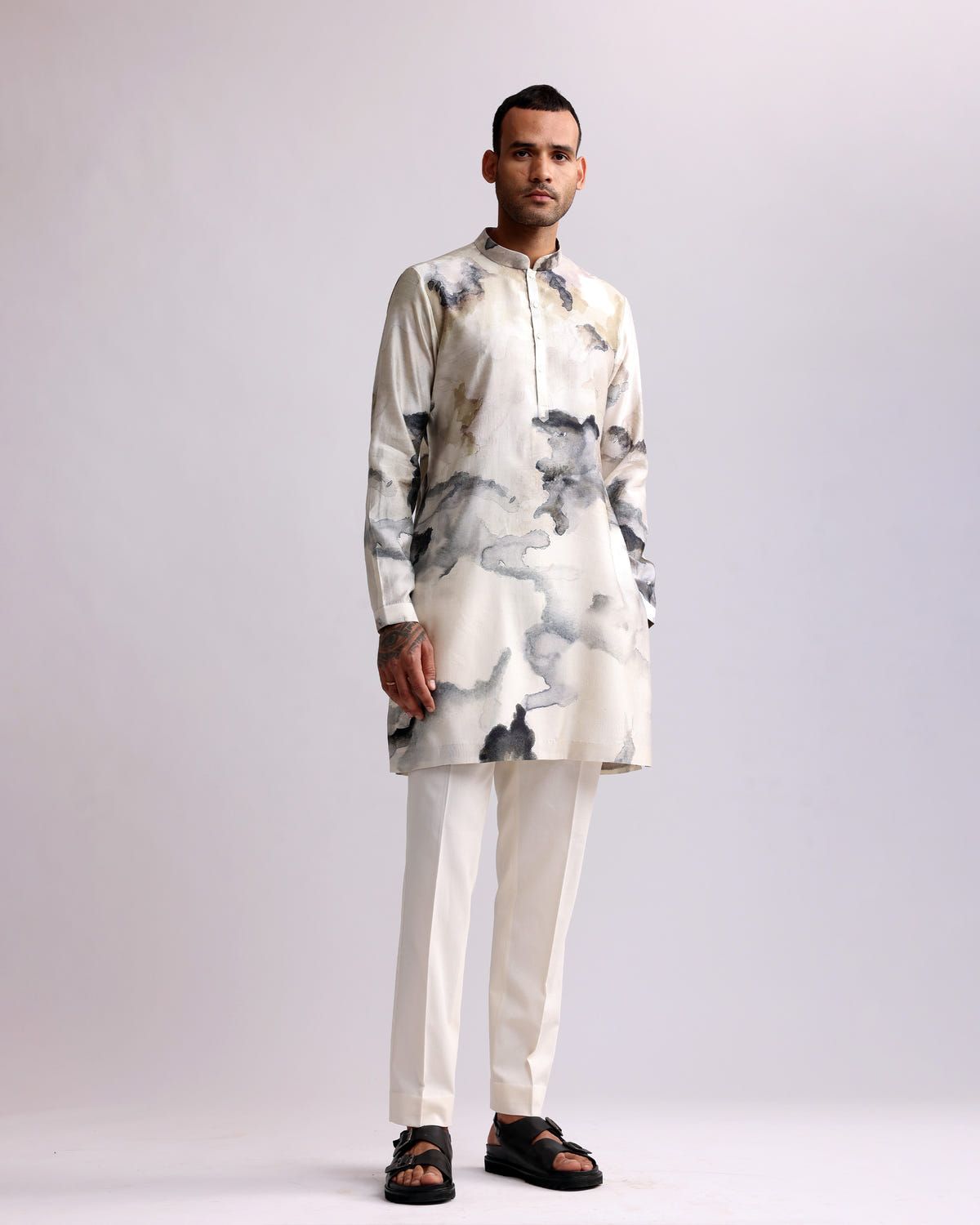 CHROMITE PRINTED KURTA - image 1
