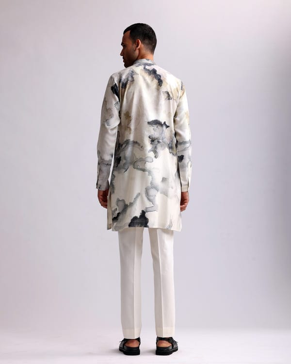 Countrymade India — CHROMITE PRINTED KURTA