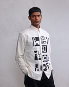 Urban ivory patch shirt view 1
