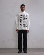 Urban ivory patch shirt view 2