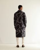 Desert Print Silk Kurta view 3