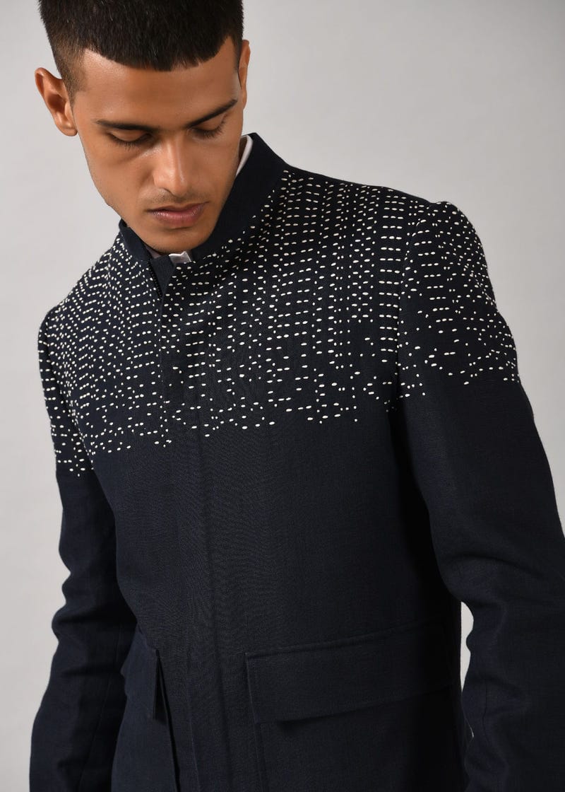 MORSE CODE SHORT JACKET