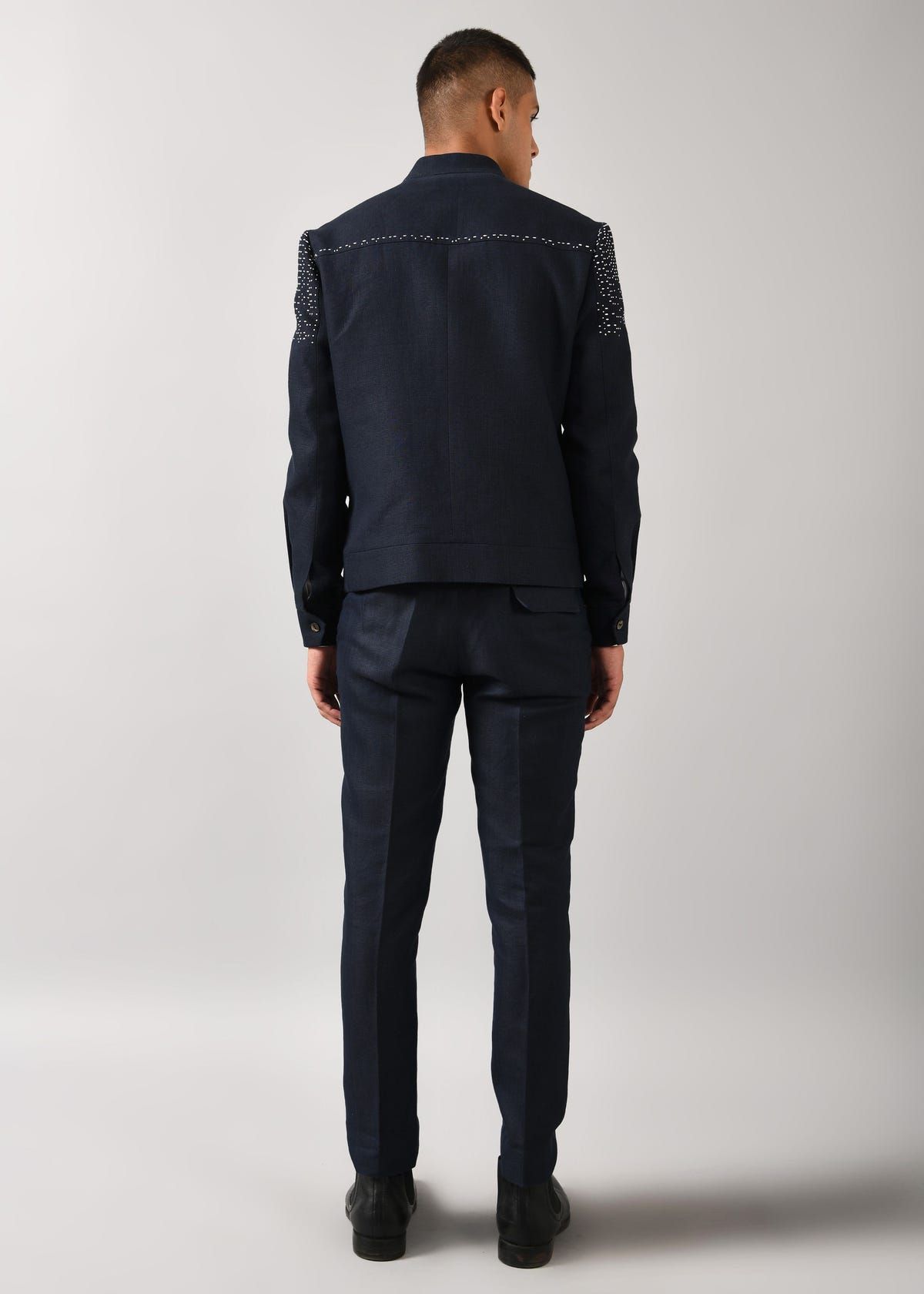 MORSE CODE SHORT JACKET - image 2