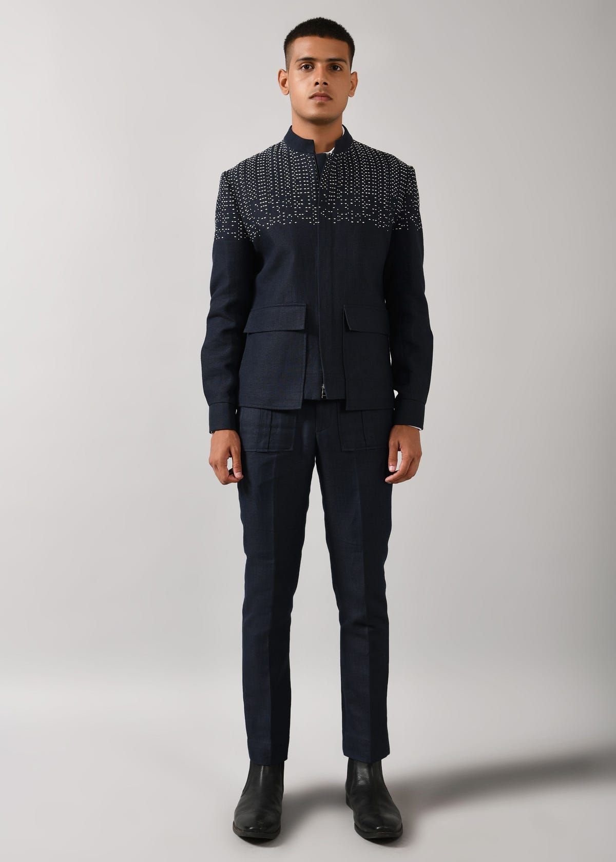 MORSE CODE SHORT JACKET - image 4