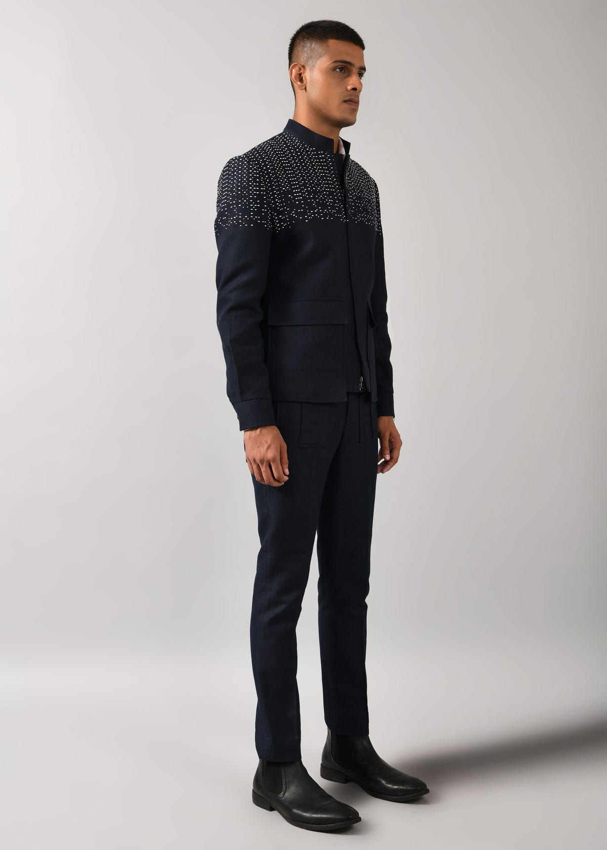 MORSE CODE SHORT JACKET - image 5