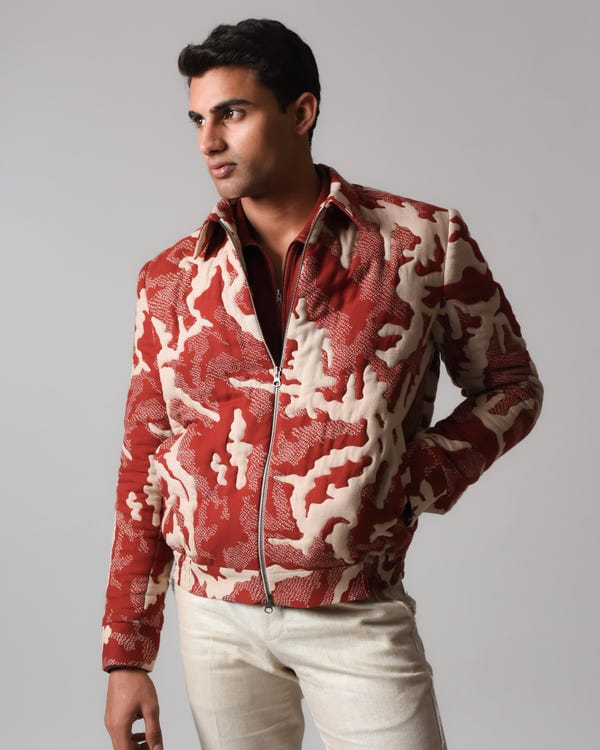 Countrymade India — Hand-Quilted Camouflage Shadow Jacket