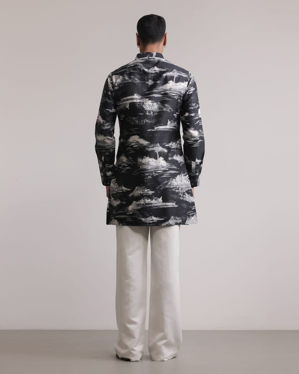 Countrymade India — Dust Cloud Print Kurta