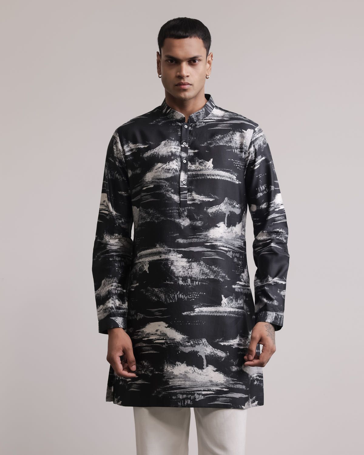 Dust Cloud Print Kurta - image 3