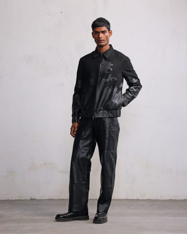 Countrymade India — Tattered Terrain bomber jacket