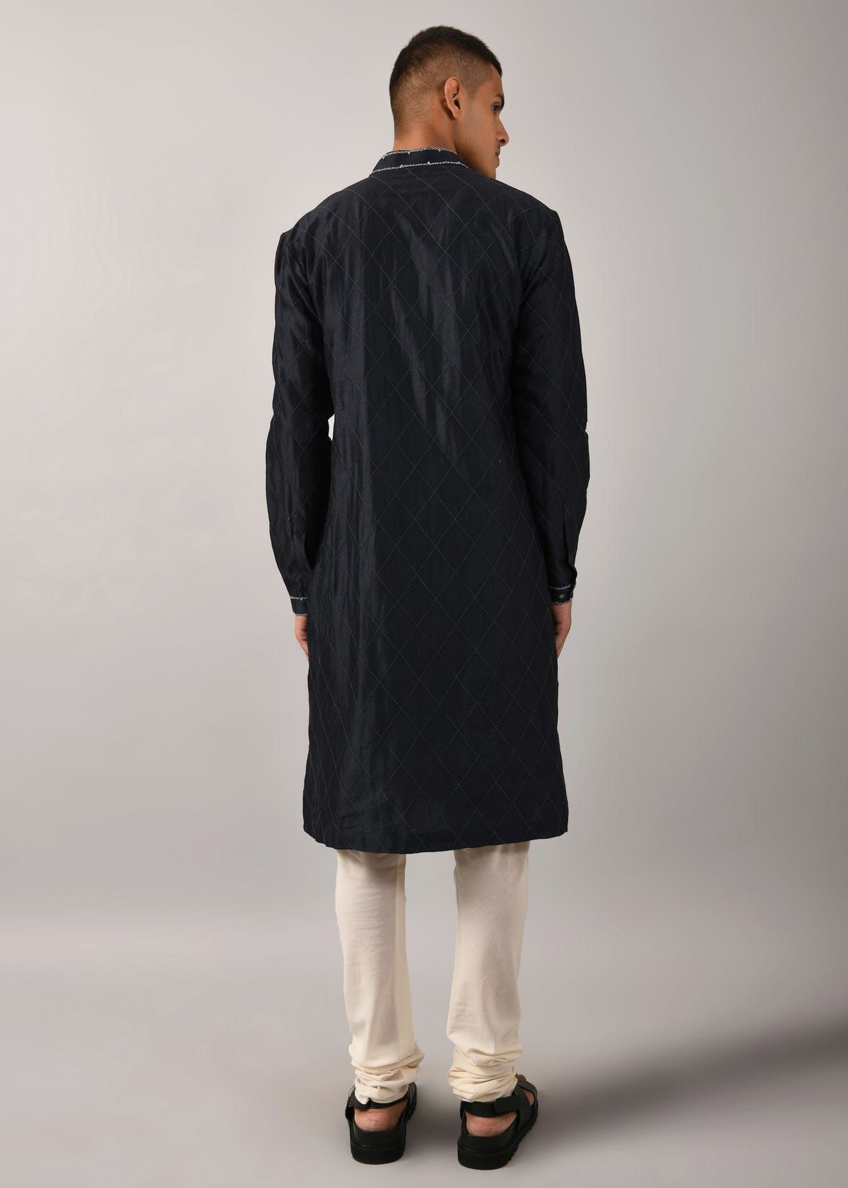 Diamond Embroidered Kurta Set - image 4