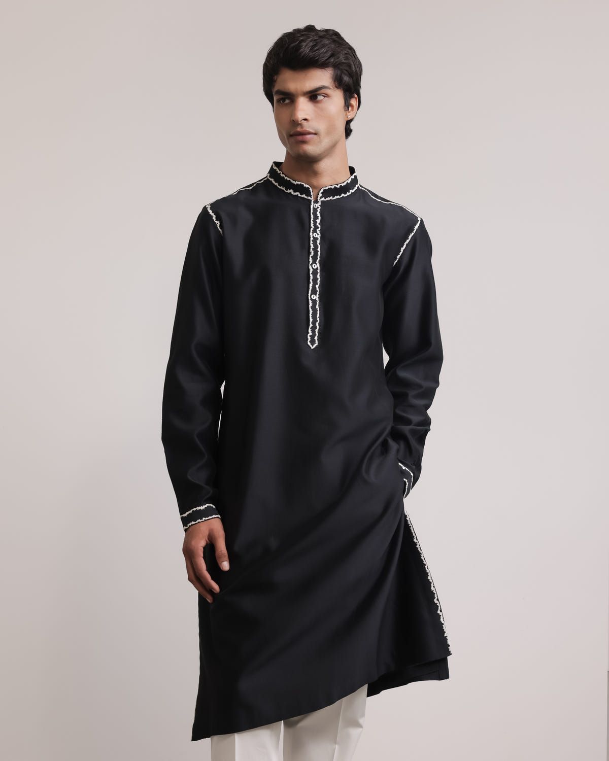 Fractured Lines Kurta Set - image 3