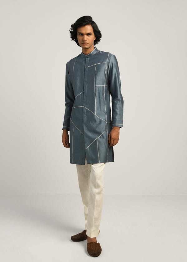 Countrymade India — Patchwork Block Kurta Set