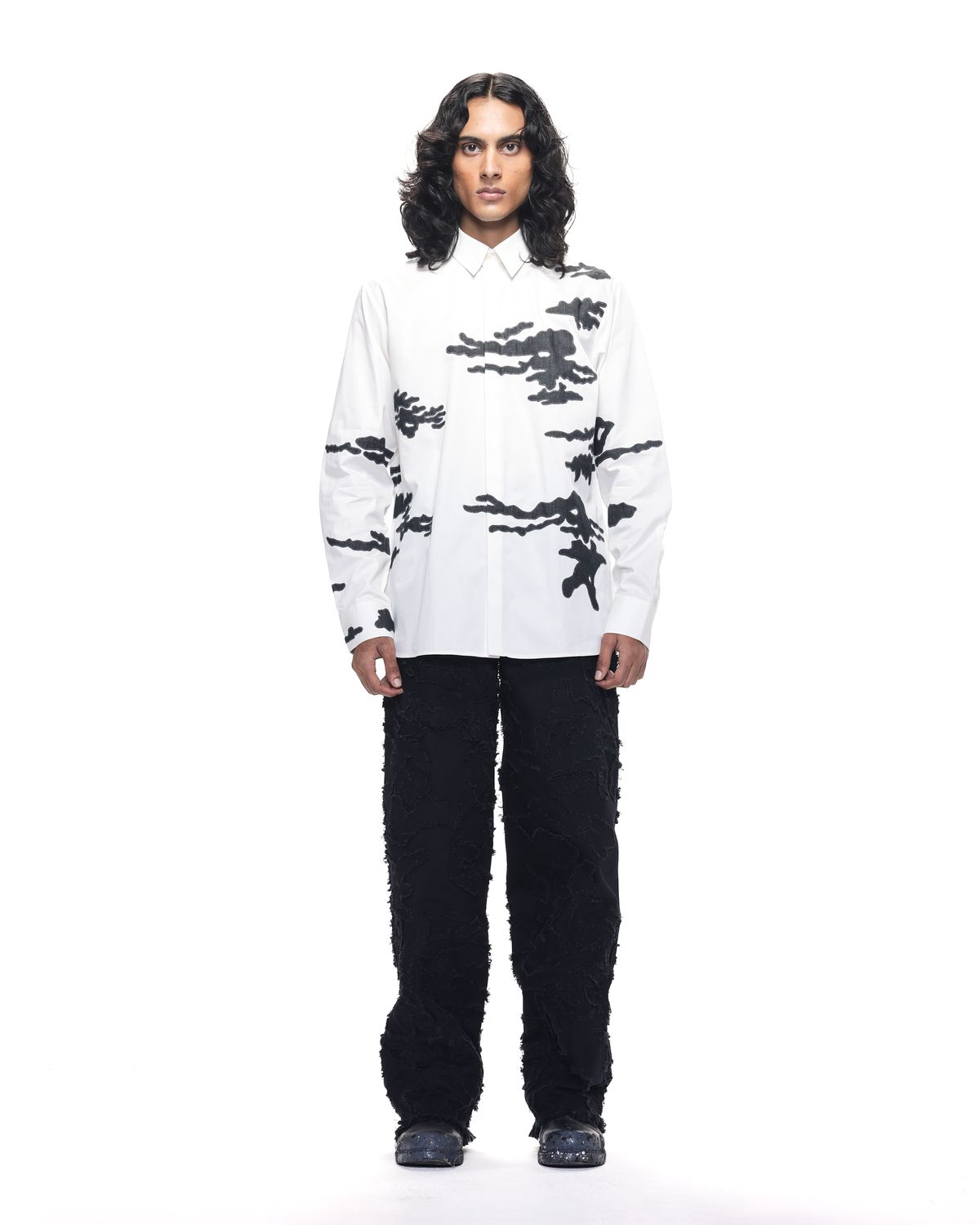Burnt Camo Appliqué Shirt - image 2