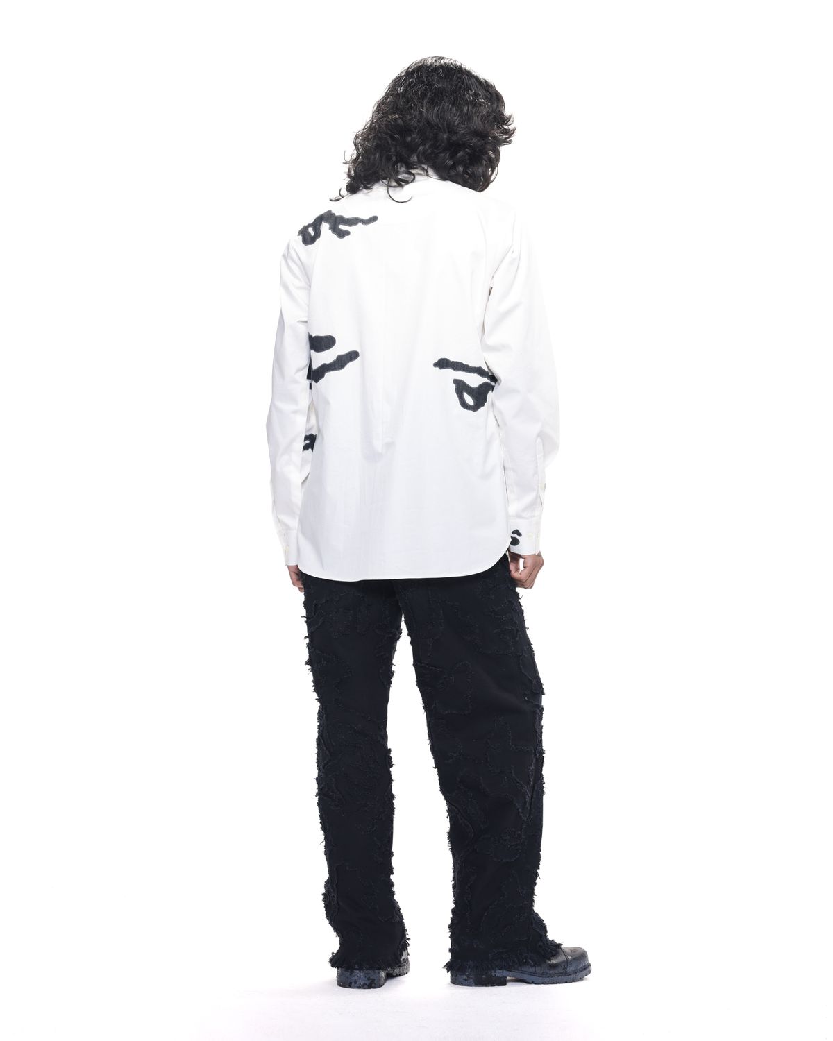 Burnt Camo Appliqué Shirt - image 3