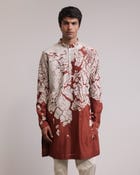 Wall Crack Kurta view 3