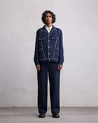 Fractured seam detail jacket view 1