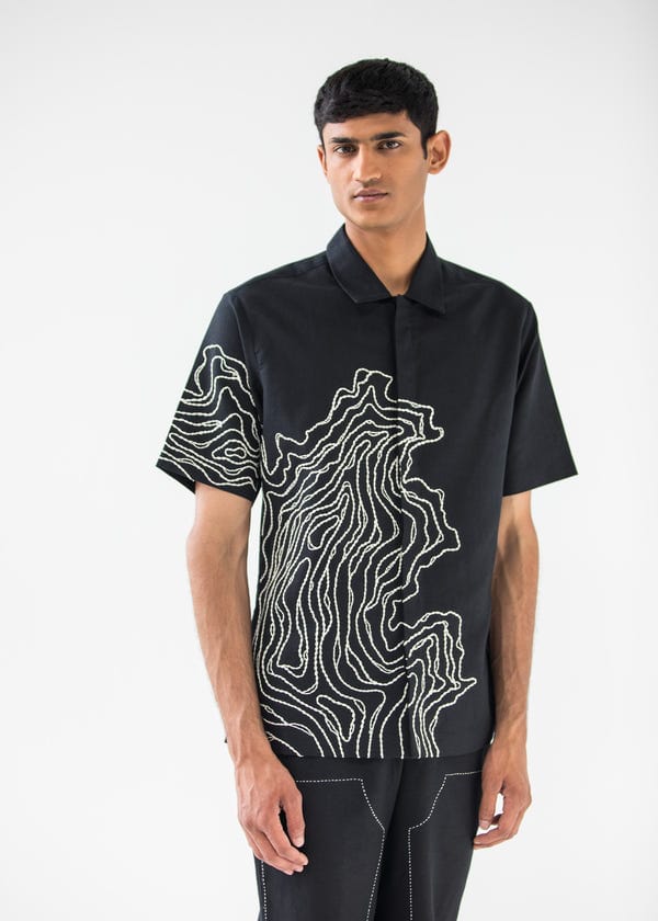 Countrymade India — BALKAN EMBROIDERED SHIRT