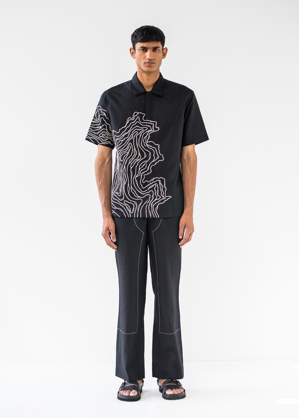 Countrymade India — BALKAN EMBROIDERED SHIRT