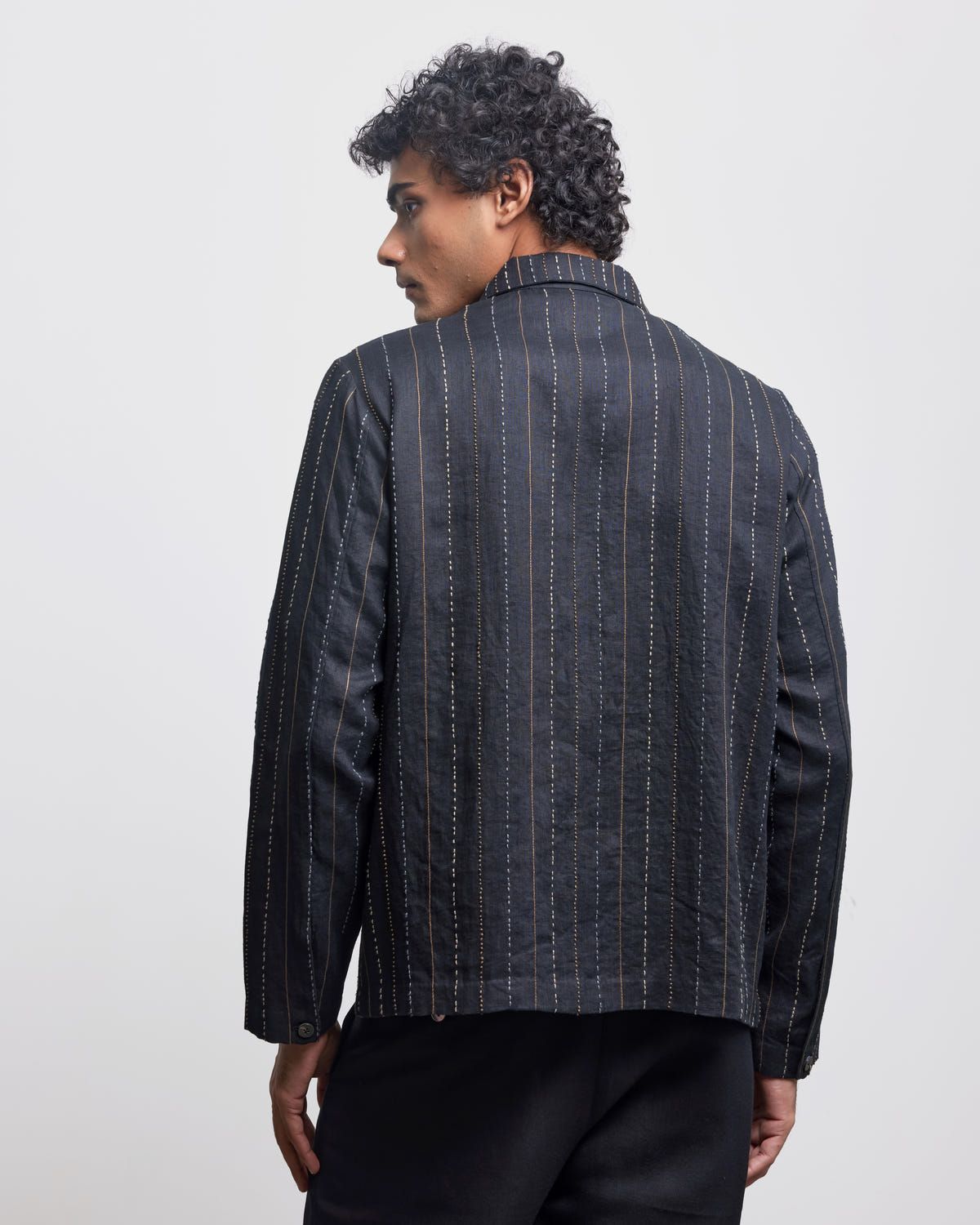 THREE LINE STITCH OVERSHIRT - image 3