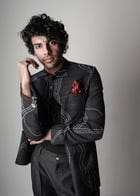 Constellation Handloom Bandhgala Jacket view 2