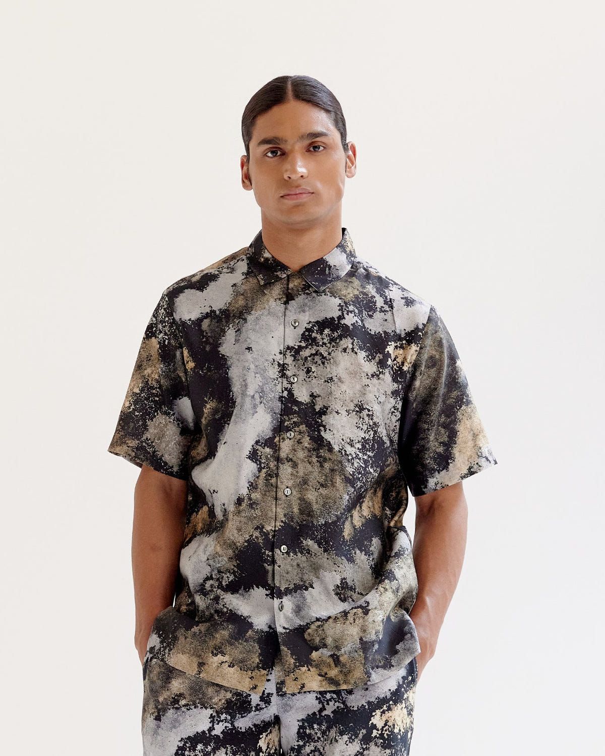 Dust Cloud Camo Half Shirt - image 1