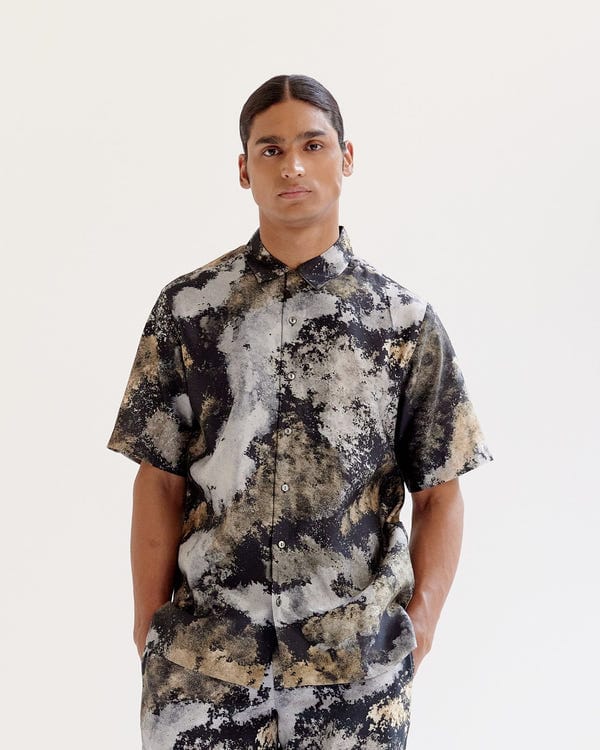 Countrymade India — Dust Cloud Camo Half Shirt