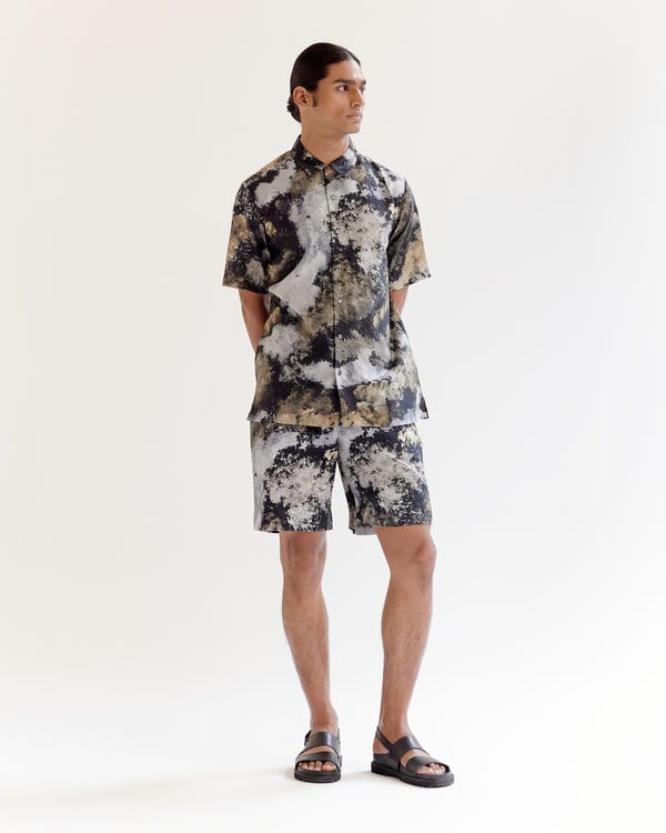 Countrymade India — Dust Cloud Camo Half Shirt