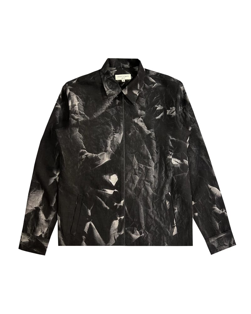 Reflection Zipper Short Shirt