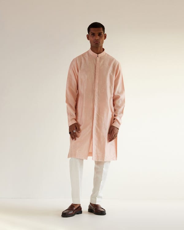 Countrymade India — Black Hole Embroidery Kurta Set