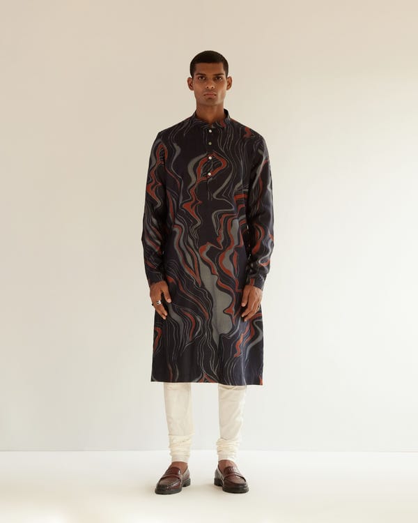 Countrymade India — Infinity Print Kurta
