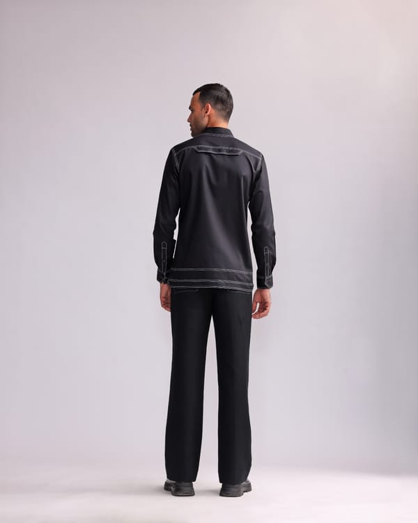 Countrymade India — LETTER-FOLD TOP STITCHED SHIRT