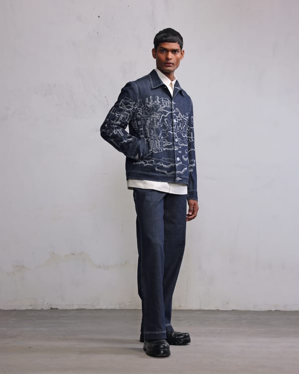 Countrymade India — collapsed city Jacket