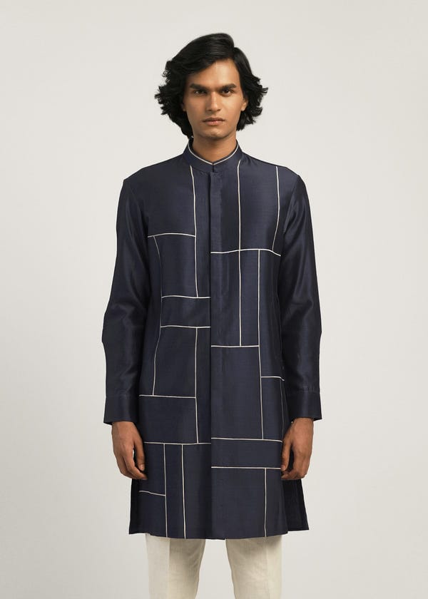 Countrymade India — Patchwork Block Kurta Set