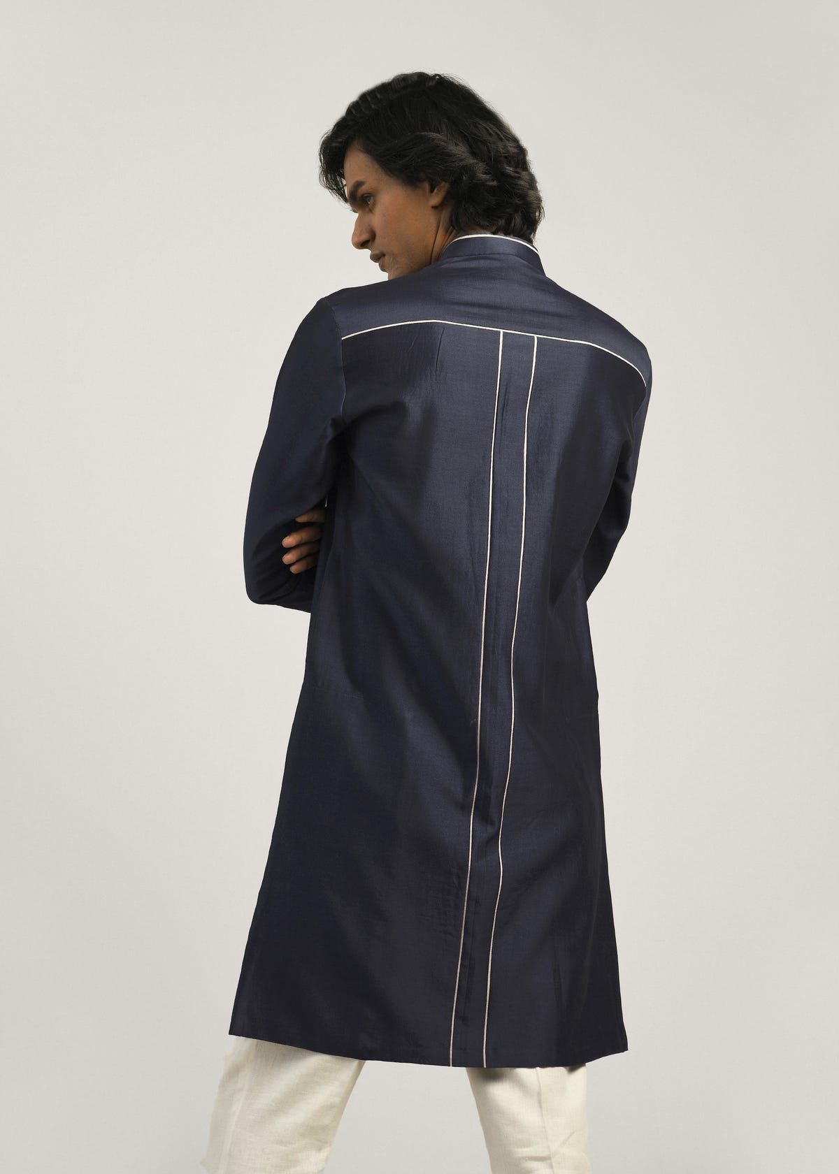 Patchwork Block Kurta Set - image 3