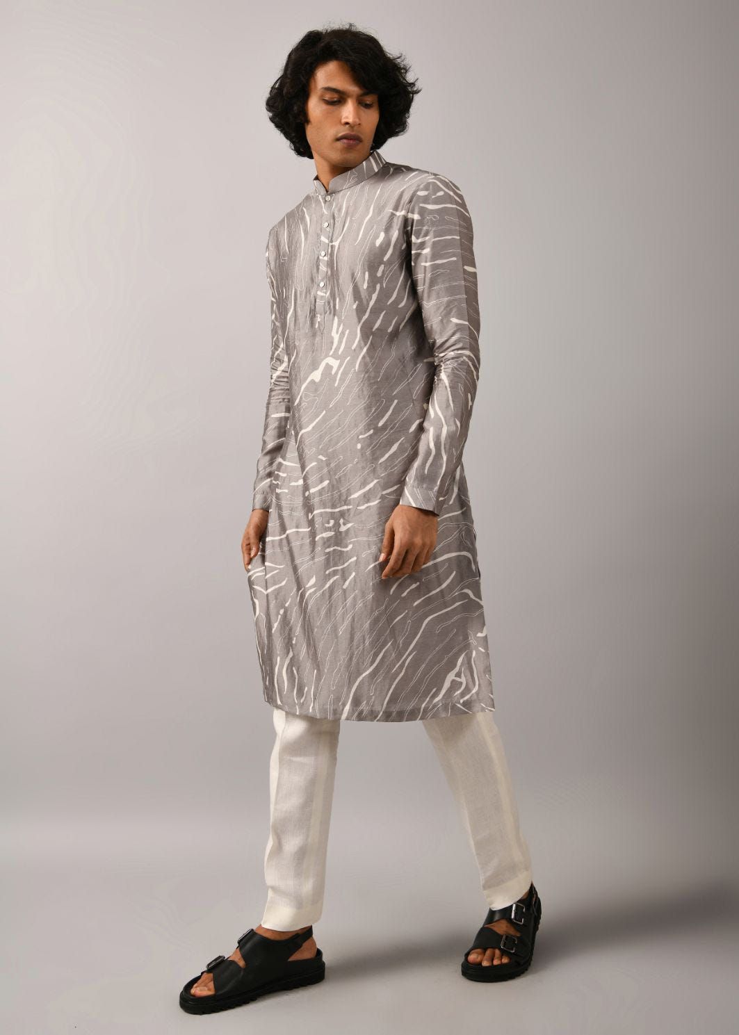 Grey Terrain Maize Kurta - image 1
