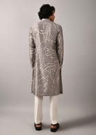 Grey Terrain Maize Kurta view 2