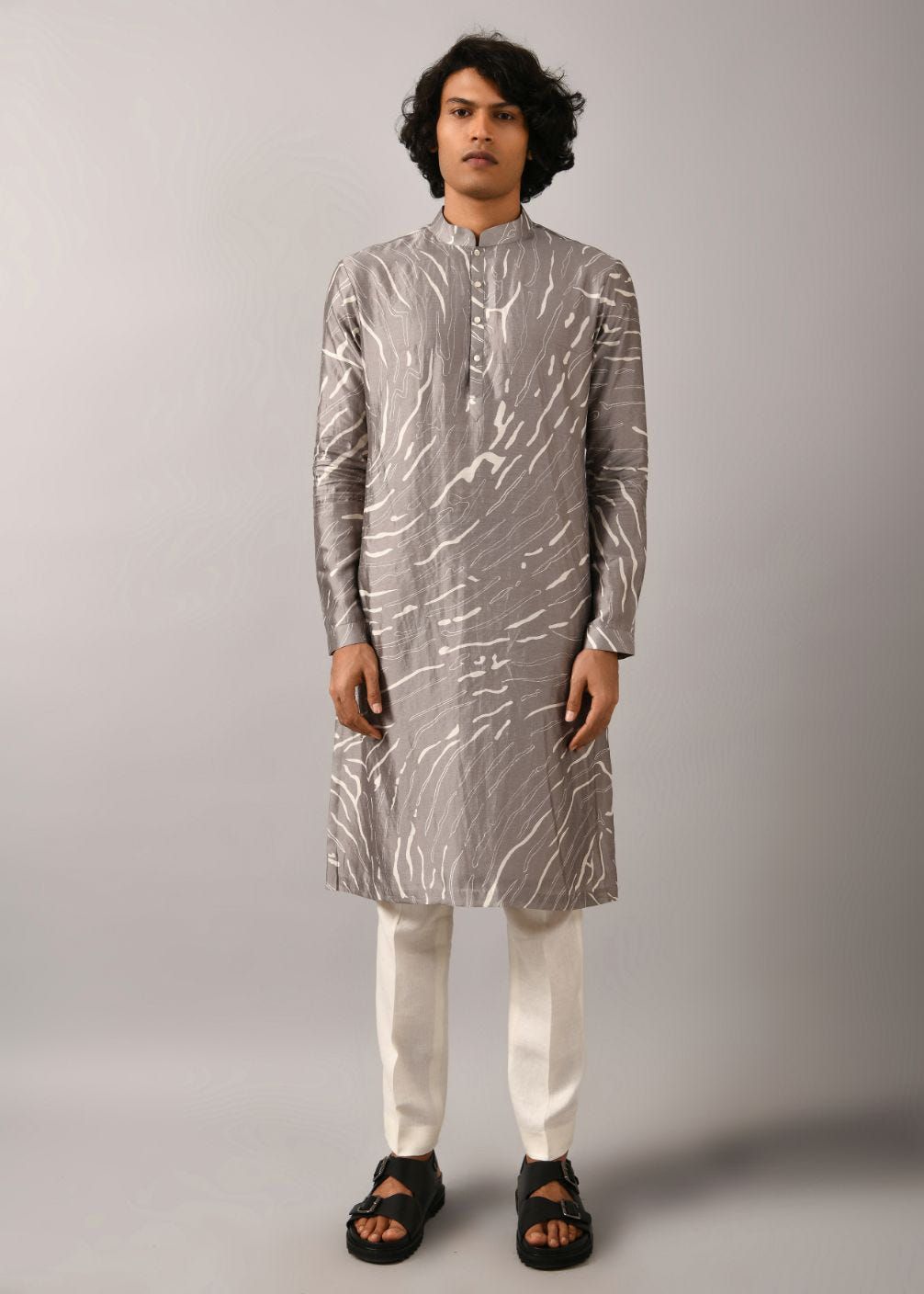 Grey Terrain Maize Kurta - image 4
