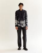 Smoke Cloud Blazer Jacket view 2