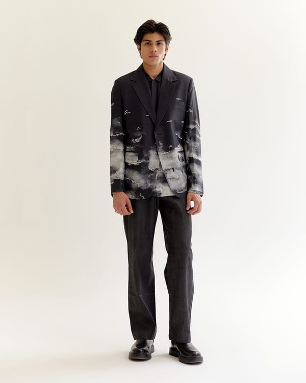 Countrymade India — Smoke Cloud Blazer Jacket