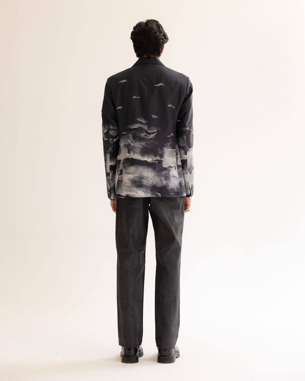 Smoke Cloud Blazer Jacket - image 3