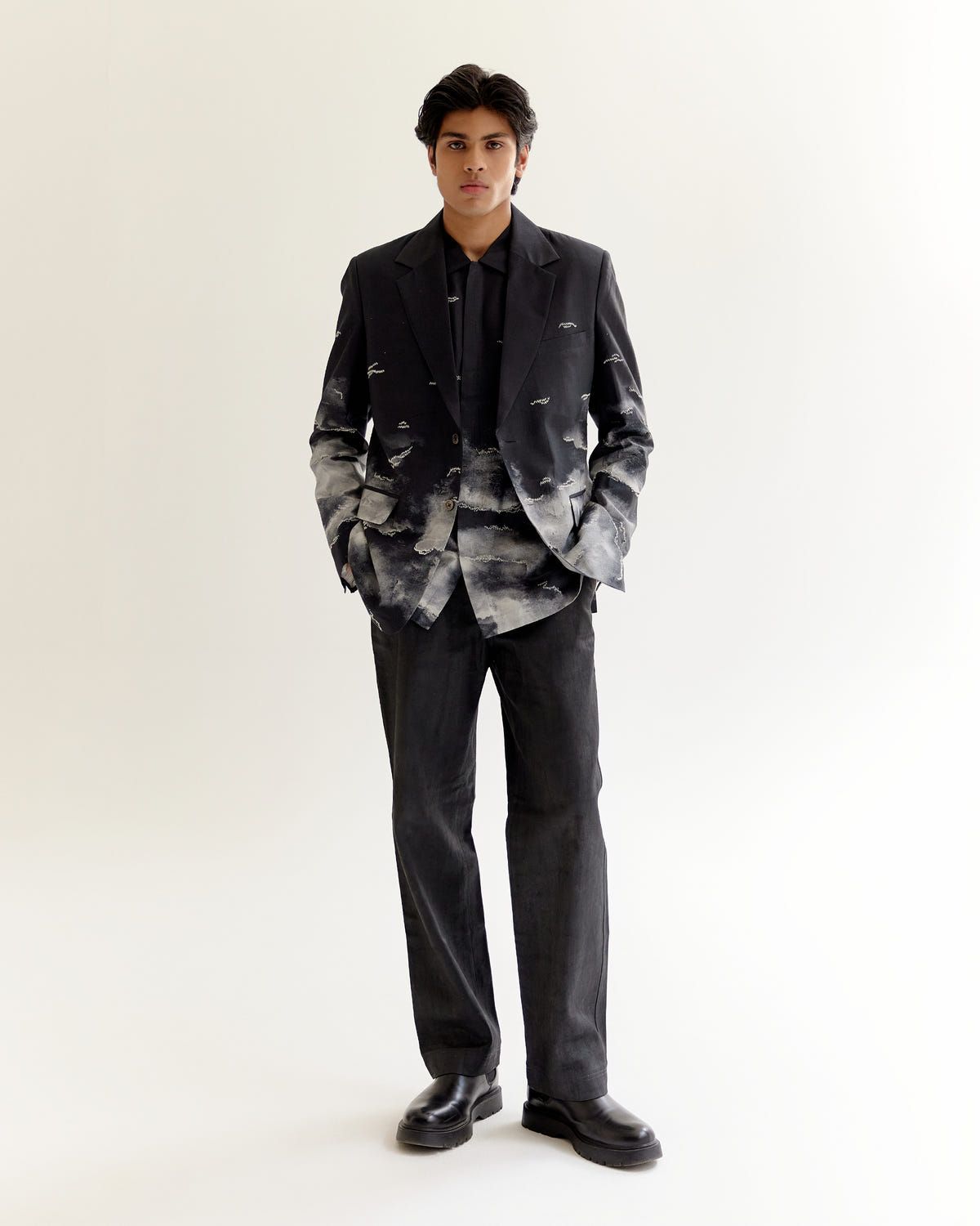 Smoke Cloud Blazer Jacket - image 4