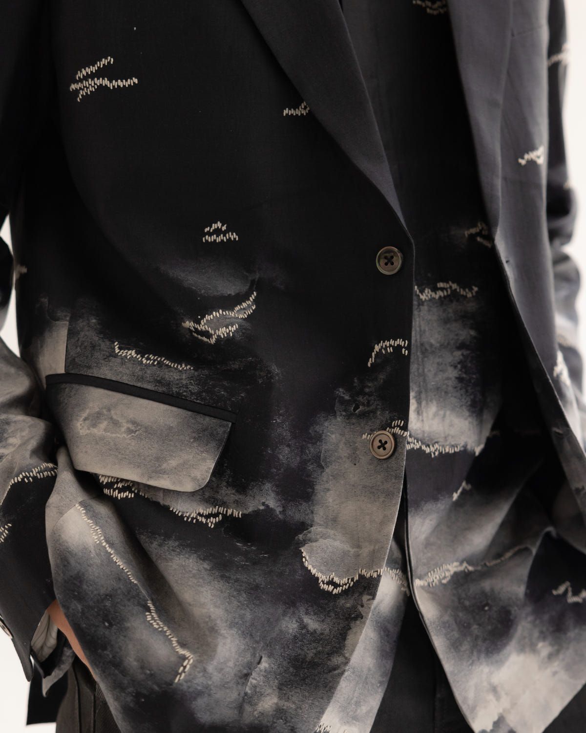 Smoke Cloud Blazer Jacket - image 5
