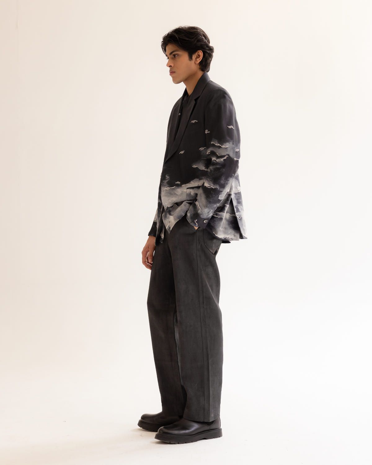 Smoke Cloud Blazer Jacket - image 6