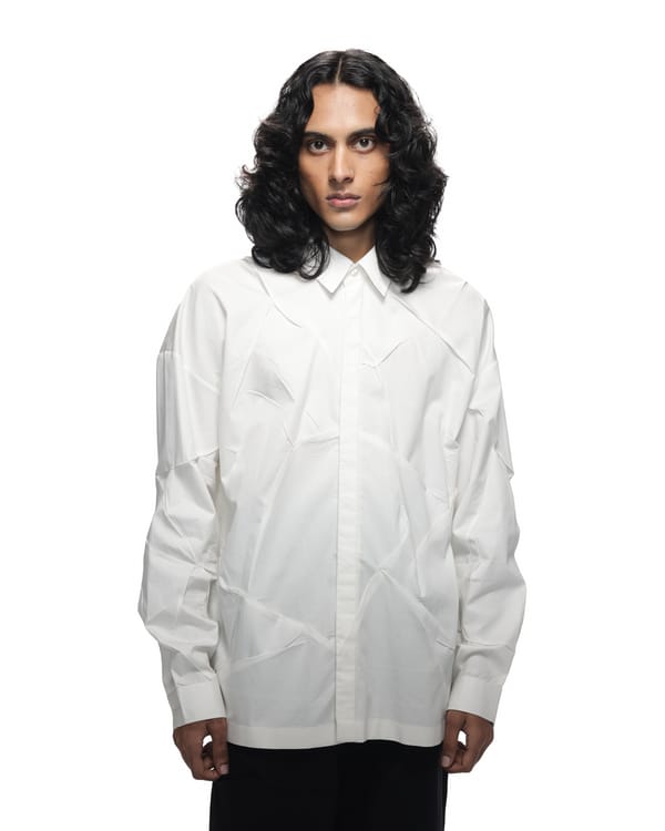 Countrymade India — Deformed Hand Tuck Shirt