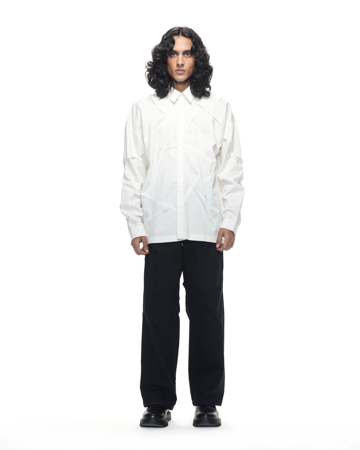 Deformed Hand Tuck Shirt - image 2