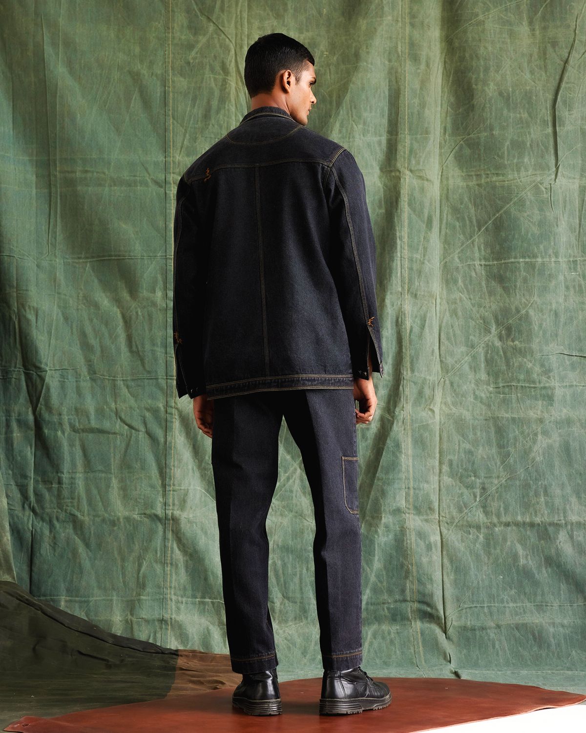 Multi Thread Cargo Denim Trousers - image 2